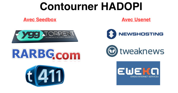 Contourner HADOPI Seedbox Usenet