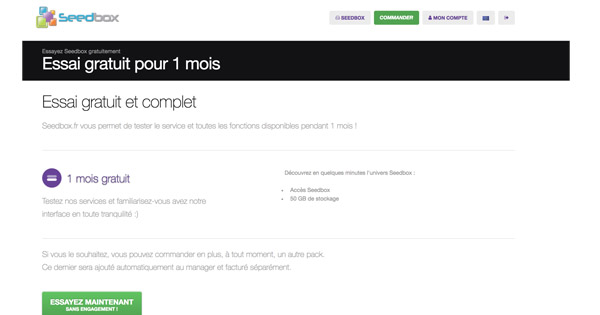 Seedbox gratuite Seedbox.fr